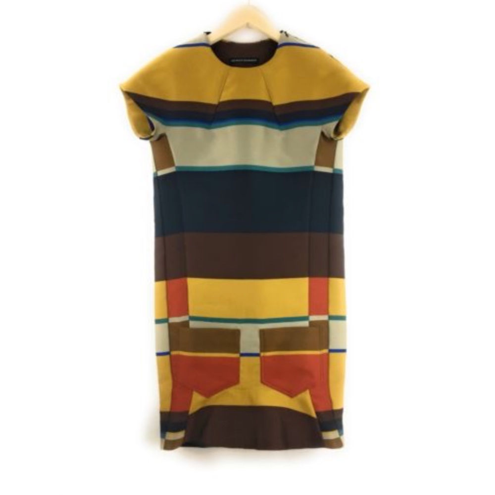 Ostwald Helgason DESIGNER Color Black Scuba Dress